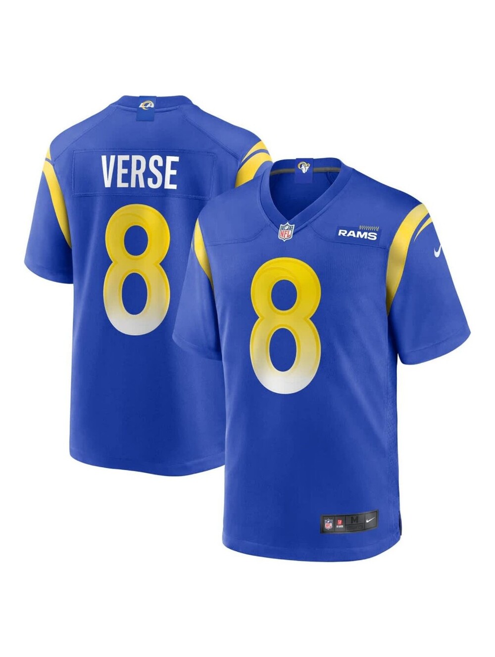 Men's Nike Jared Verse Royal Los Angeles Rams Game Jersey